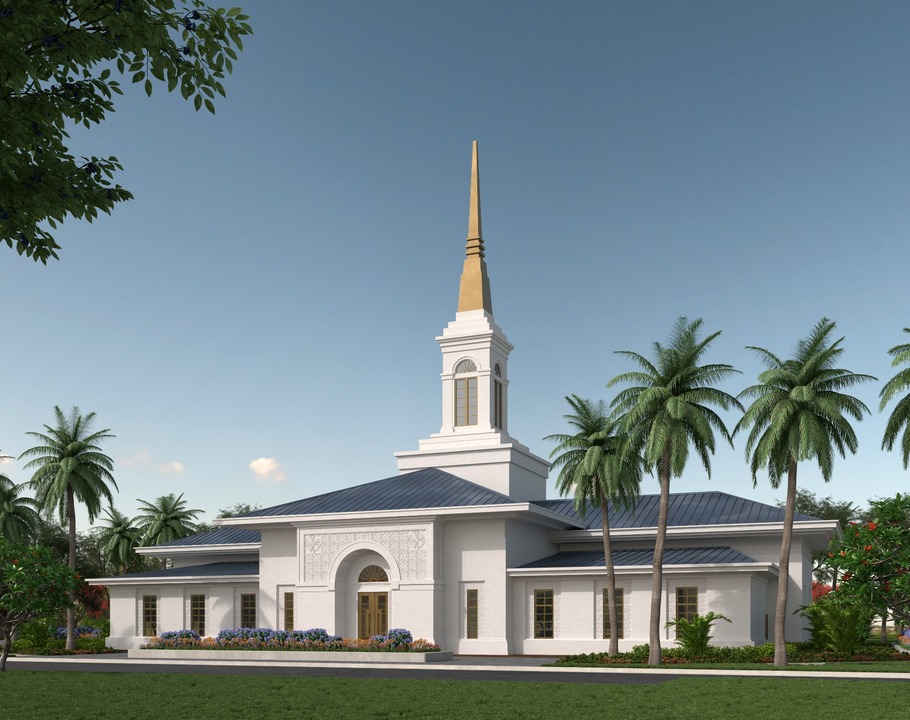 Vista exterior del Templo de Neiafu, Tonga - Proyecto internacional de MXUD